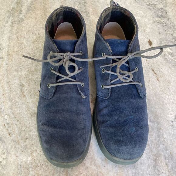 UGG Treadlite Canoe Blue Suede Neumel Chukka Sneaker Shoe, Size 5 - Picture 2 of 14
